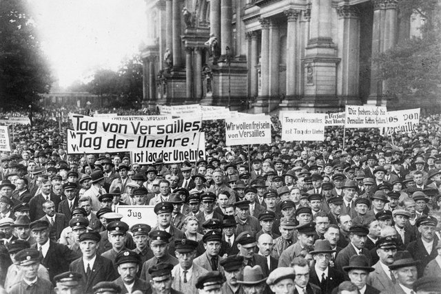 Protests Against the Treaty of Versailles