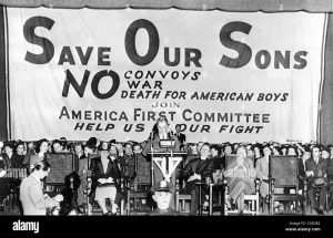 Event of America-first committee against-war-1941- Father Charles E. Coughlin