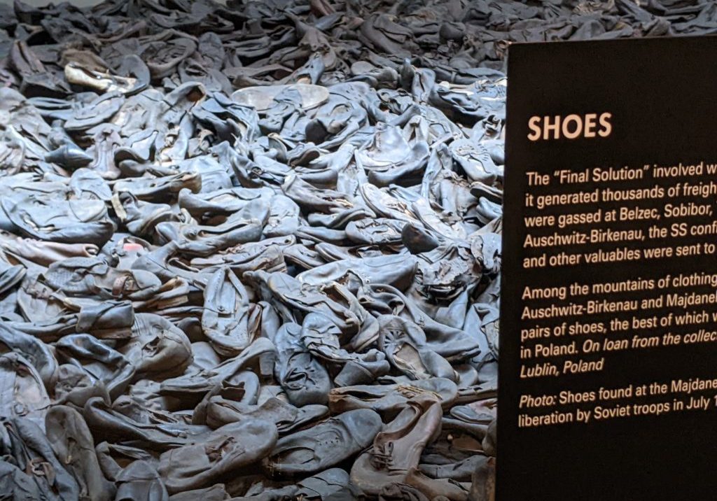 The shoes- evidence of concentration camps